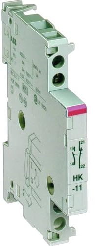 ABB HK1-02 Manual Motor Starter Auxiliary Contact, 600 V AC, IP20, 2NC (ABB1SAM201902R1003)
