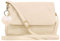 Gigi - Damen Leder Umhängetasche - Crossbody Bag Mittelgroß - Verstellbarer Schultergurt - mit Herz Schlüsselring - OTHELLO 1008 - Elfenbein Beige
