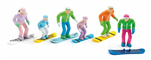 Jaegerndorfer jaegerndorferjc54300 stehend Figuren mit Head Snowboards (6-teilig)