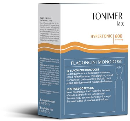 Tonimer Soluzione Ipertonica - 18 flaconcini monodose da 5 ml