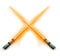 ChopSabers Lightsaber Led Light Up Chopsticks (1 Pair, Orange)