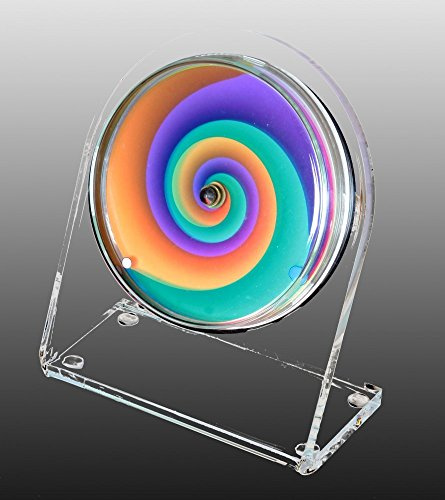 Rainbow Watch GmbH Petriplex Vertigo, Acryl Tisch- und Regal Uhr (Buffetuhr)
