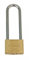 Amig - Cadenas de sécurité | Comprend 2 clés | Arc extra long | Laiton et arc en acier traité | Pour casiers de gym, portes, armoires, valises, sacs à dos | Double fermeture | Largeur : 40 mm