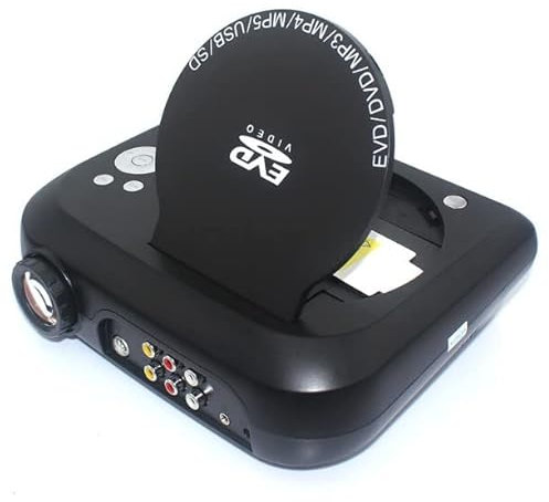 New LED Multimedia Projector with DVD Movie Player 480x320 60 Lumens100:1