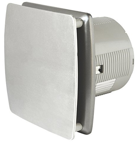 La Ventilazione AA10IN Aspiratore Elicoidale Estetico Grigio, per Foro diametro 100 mm / 4