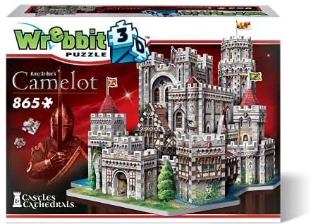 Wrebbit 3D Puzzle King Arthur's Camelot 3D Puzzle (865-Piece)