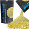 Hemway Premium Automotive Glitter Flake Paint Additive - Sand Gold | Fine Metal Flakes for Car, Truck, RV, Motorbike & Boat Decoration | Mix with Auto Paint | 100 g