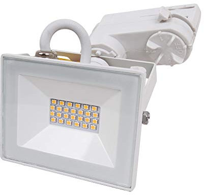 CLE LED Stromschienstrahler 30W weiss 3500K Adapter für Staff Erco Eutrac Uni Schiene Breitstrahler