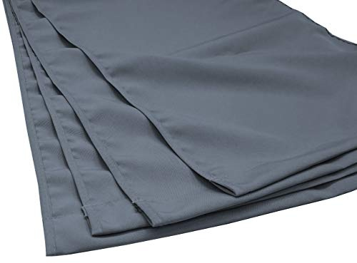 QUICK STAR Ersatz Bezug Paravent 4 Teilig 165 x 220 cm Raumteiler Trennwand Sichtschutz Bespannung Grau