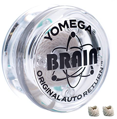 Yomega - Le Brain Original - Yoyo Professionnel pour Enfants et débutants, yoyo à retournement Automatique réactif, idéal pour Les Tours de Cordes + 2 Cordes supplémentaires