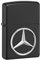 Mercedes-Benz Collection Zippo Feuerzeug | Messing Zippo/Benzin-Feuerzeug mit Mercedes Logo | schwarz