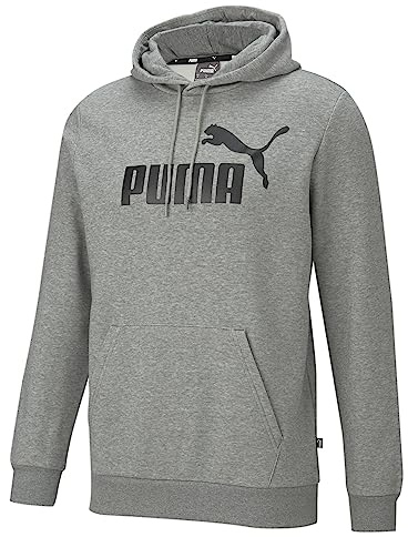 Puma Essential Big Logo Hoody 586686-03; Mens Sweatshirt; 586686-03_M; Grey; EU; (M UK)