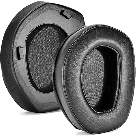 defean RS165 175 185 195 Ersatz-Ohrpolster aus Schaumstoff, kompatibel mit Sennheiser HDR RS165, RS175, RS185, RS195 RF Wireless Kopfhörer, zusätzliche Dicke (Schaffell)