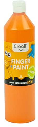 Creall - Creall Fingerfarbe konservierungsfrei orange 750ml