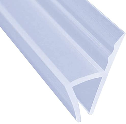 TAOQILE Ersatzdichtung Duschdichtung, für 6mm/ 8mm/ 10mm/ 12mm Glasdicke Duschdichtungen für Duschtüren, Dichtkeder Dichtung, Duschdichtung, für Gebogene oder runde Glastüren (12 mm,h Type-300cm)