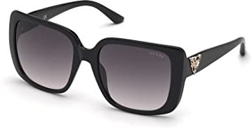 GUESS GU7788-S Occhiali, Shiny Black, 58 Donna, nero luccicante, 62