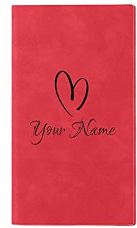 Personalisiertes Notizbuch aus Leder mit eigenem Foto und Text für Mama Frauen Männer| A5/A6 Größe Tagebuch Tagebuch Ledergebundenes Notizbuch mit Stift | Kundenspezifisches Abschluss-Geschenk