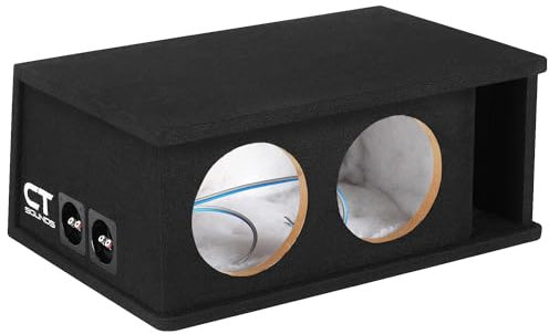 CT Sounds CT2X8 Dual 8” Kerf Port Universal-Fit Car Subwoofer Box