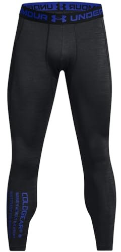 Under Armour Herren ColdGear Twist Leggings, 002 Schwarz, L