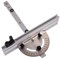 Gralara da banco Mitra Gauge Mitra Saw Goniometro Piastra angolare Righello con arresti ad angolo multipli Mitra Gauge di precisione in lega di alluminio, 250MM