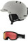 Giro Surface Combo Pack Skihelm - Snowboardhelm mit passender Schutzbrille, mattgrau/schwarz, Wortmarke M (55,5-59cm)