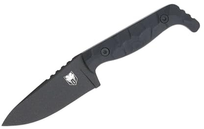 CobraTec Kingpin G10 Black feststehendes Messer mit Scheide