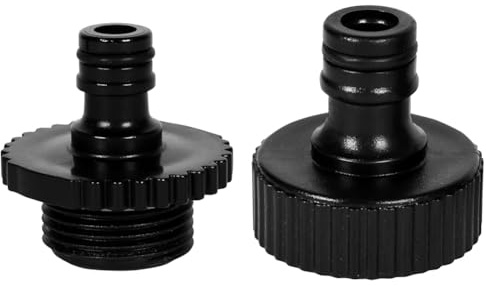 Original Einhell Adapter 33,3 mm AG & Einhell Adapter 33,3 mm IG (Pumpen-Zubehör, passend für 33,3 mm / 1 Zoll Pumpen-Außengewinde, zum Anschluss eines Gartenschlauchs)