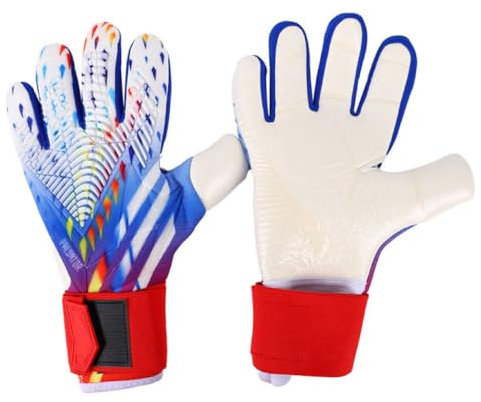 PLBSE Histarstore5 Gants de gardien de but de football, gants d'entraînement à forte adhérence, antidérapants et respirants pour adultes et enfants (style coupe du monde, 10)