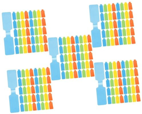 OSALADI 250pezzi Etichette Scrivibili Per Etichette Design Per Elettrici e Casa Riutilizzabili e Facili Usare