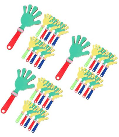 POPETPOP 3 Sätze Klatschendes Tragbare Seifenblasenmaschine Zappeln Für Prallen Handklatscher Babyspielzeug Spinner Party Jubelnde Requisiten Plastik 24 Stück * 3