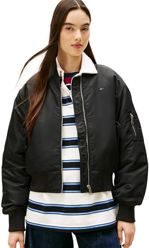 Tommy Jeans Damen Tjw Essential Bomber Jacket Dw0dw22046 Bomberjacke (1er Pack)
