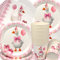 Schwan Partygeschirr Set,Doyomtoy Schwan Geburtstag Party Mädchen Geburtstagsteller, Tassen, Servietten für Kindergeburtstag Party Deko Baby Shower 20 Gäste