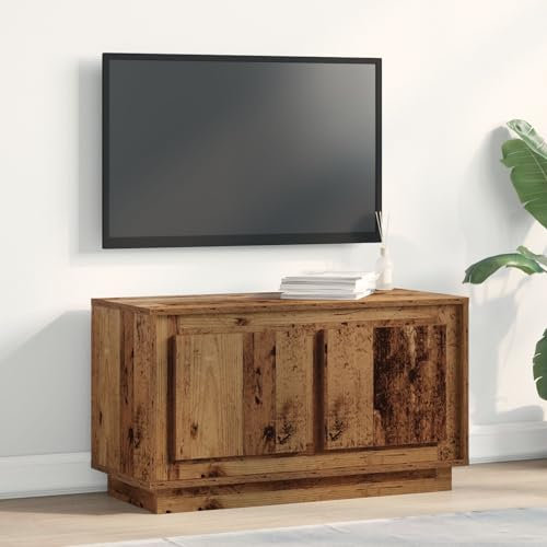Snsowed Mobile TV in Legno Vintage 80x35x45 cm in Legno ingegnerizzato,Mobile TV,Mobile Porta TV Soggiorno,Mobile TV Soggiorno Moderno-862128