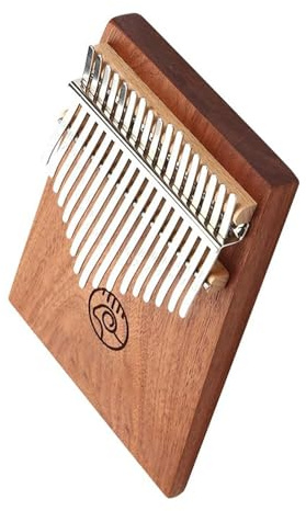 Mini Kalimba Tragbare Kalimba mit vollem Mahagoni Korpus in der Tonart C(K17GY-EQ)