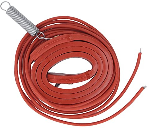 Wasserrohr-Heizbandkabel, 40 W, Silikonkautschuk, Frostschutz, Rohrleitungen, Heizkabel für Motor, Tauchpumpe, Klimaanlage, Kompressor, 530 mm Länge
