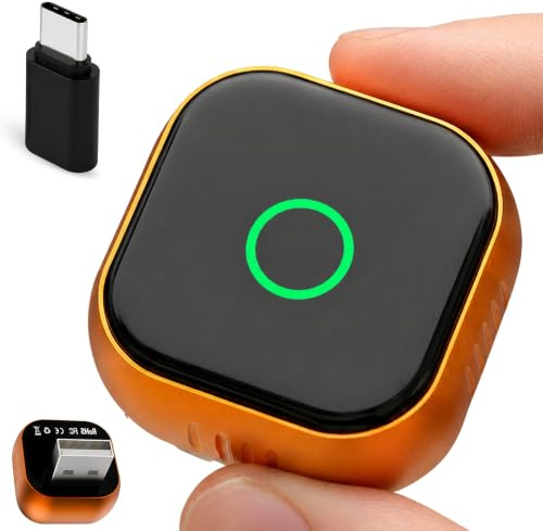 Auvra Adattatore Android Auto Wireless & CarPlay, USB-C/USB-A, Max | Da Apple CarPlay/Android Auto via Cavo a Wireless, per iOS 10+ e Android 11+, Bluetooth 5.3, Connessione Stabile e Rapida