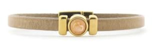 QOSS Armband ISABEL gold taupe canyon