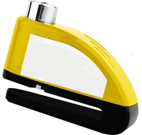 Candado Moto Disco Cerradura de Disco de Motocicleta con Alarma de 130DB, Pastilla de Rotor de Freno Impermeable antirrobo de aleación