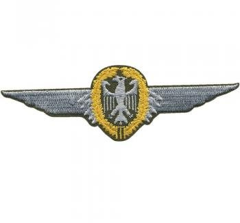 AUFNÄHER - FLIEGERABZEICHEN - Adler - 03149 - Gr. ca. 11 x 4,5 cm - Patches Stick Applikation