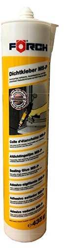 Förch Dichtkleber MS - P schwarz 435 Gramm Kartusche