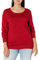 Amazon Essentials Women's Long-Sleeve Lightweight Crewneck Jumper (Available in Plus Size), Red, XXL