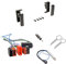 Audioproject A129 - Radioblende Set kompatibel für Audi A2 8Z - A3 8L - A4 B5 - A6 C5 - Autoradio Aktiv-Adapter 2X Antennenadapter DIN ISO Entriegelungsbügel