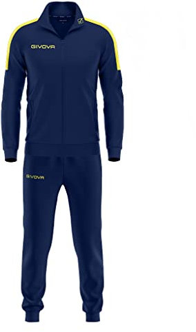 Givova Tr033 Anzug, Blau/Gelb, XXS