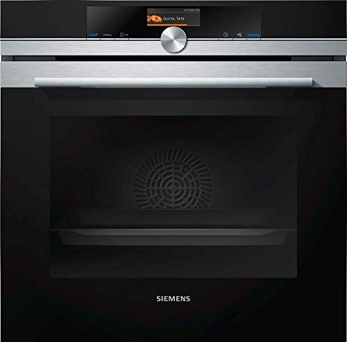Siemens iQ700 HB676G1S6S forno Forno elettrico 71 L Nero, Acciaio inossidabile A+