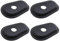 Create idea 4 Stück vordere und hintere Motorrad-Blinker-Adapter Abstandshalter schwarz kompatibel mit YZF-R6 YZF600 YZF1000 Thunderace FZ1000 MACHEN FZ600