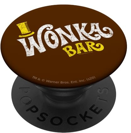 Willy Wonka and the Chocolate Factory Movie Logo PopSockets PopGrip Interchangeable