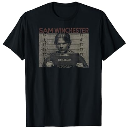 Supernatural Sam Mug Shot T-Shirt
