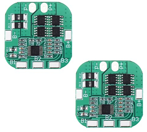 DollaTek 2 Stück 4S 14.8V 16.8V 20A Li-Ion BMS PCM Akku-Schutzplatine für 18650 Lithium-Batterie