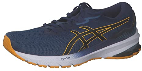 ASICS GT 2000 10 Straßenlaufschuhe für Männer Schwarz Weiß 44 EU