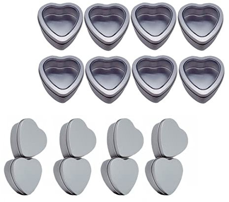 Alipis 24pcs Sweet Jars Lids Tinplate Candy Containers Multi-purpose Storage Box for Gifts Candy